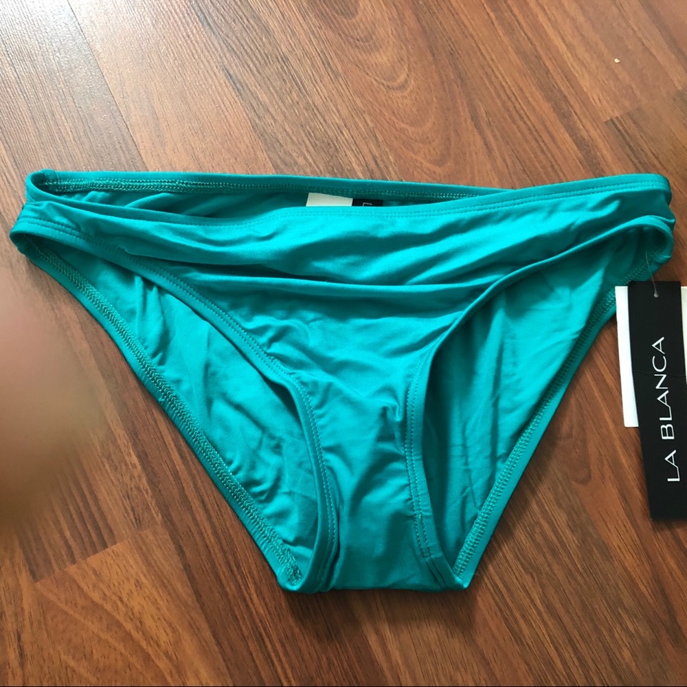 La Blanca Teal Bikini Bottom